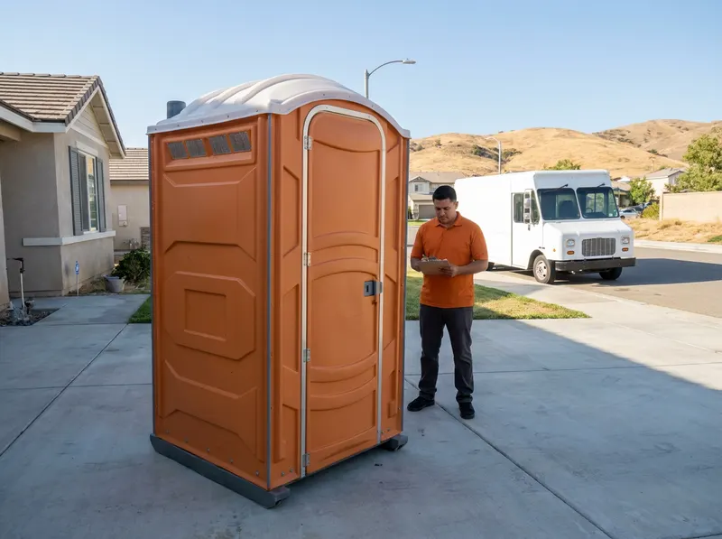 Deluxe Flushable Restroom Rental in Menifee, CA